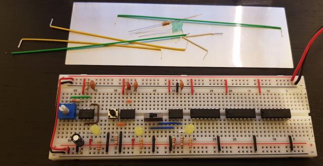 Placing the integrated circuits.