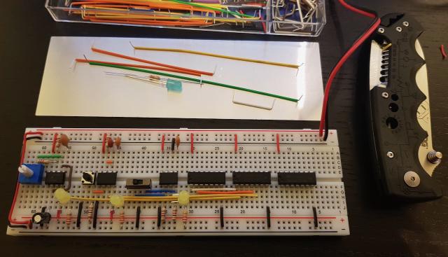 Wiring the clocks and switches