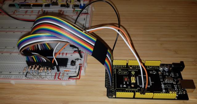 6502 <code>NOP</code> operation hard coded with 1kΩ resistors