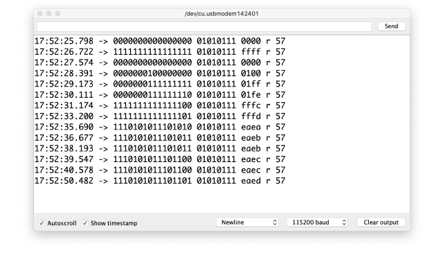 Monitor output of the reset sequence