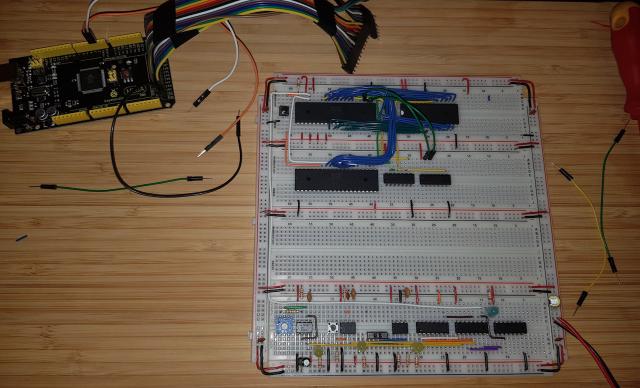 Add 65C22 VIA and most of it’s control lines