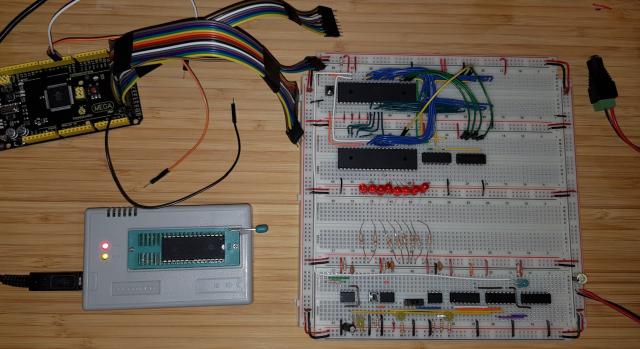 Write the new LED blink program to the ROM