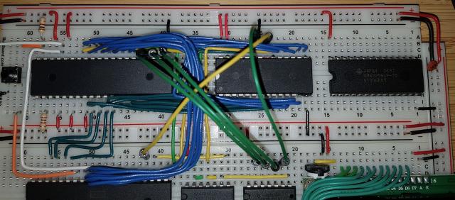 Intermediate MMU with temporary wiring