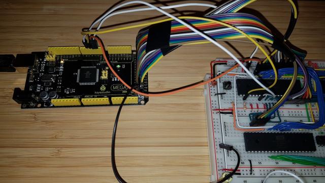 Connect SYNC (and READY) with the Arduino.