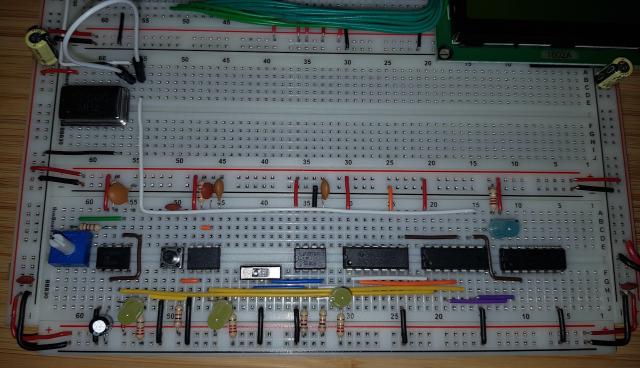 Insert a 1MHz crystal oscillator