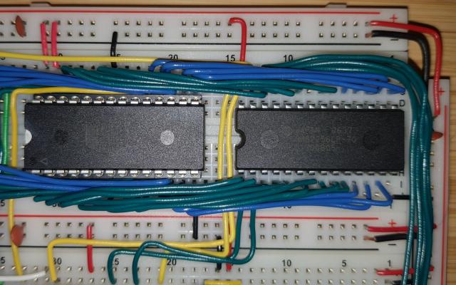 EEPROM with high visibility white dot.